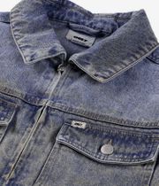 Obey Base Trucker Jacket (heavy vintage light indigo)