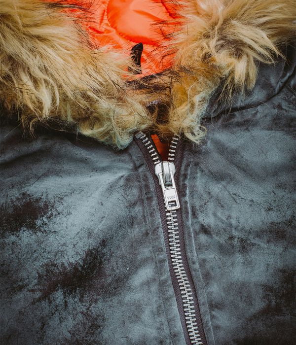 Fucking Awesome Savie Hooded Bomber Kurtka (black)