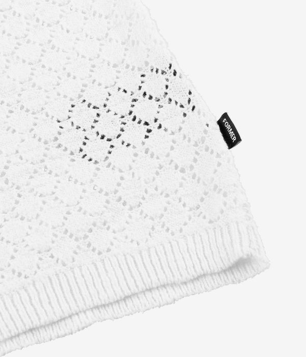 Former AG Crochet Knit Polo (bone)