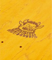 skatedeluxe Devil Shaped 9.375" Planche de skateboard (yellow red)