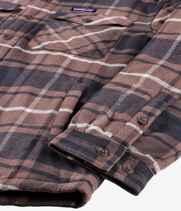 Patagonia LW Insulated Fjord Flannel Jacket (outdoor molasses brown)