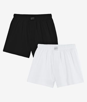 Lousy Livin Jersey Stretch Boxers (black white) 2 Pack