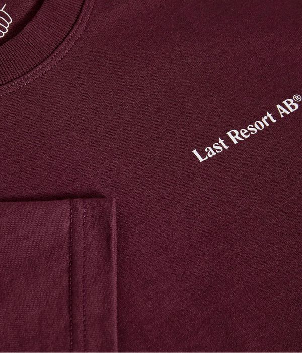 Last Resort AB Atlas Monogram Camiseta (fig red white)