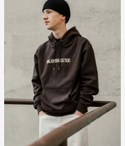 skatedeluxe Square Organic Hoodie (dark brown)