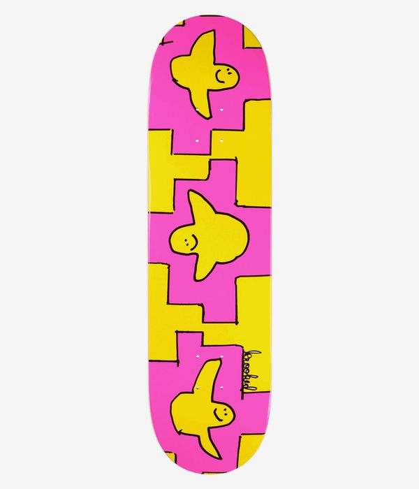 Krooked Trio 8.38" Skateboard Deck (yellow)