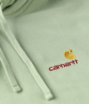 Carhartt WIP American Script Felpa Hoodie (pale olive)