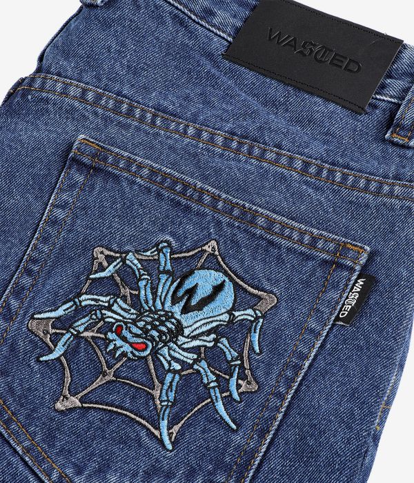 Wasted Paris Prey Casper Shorts (washed blue)