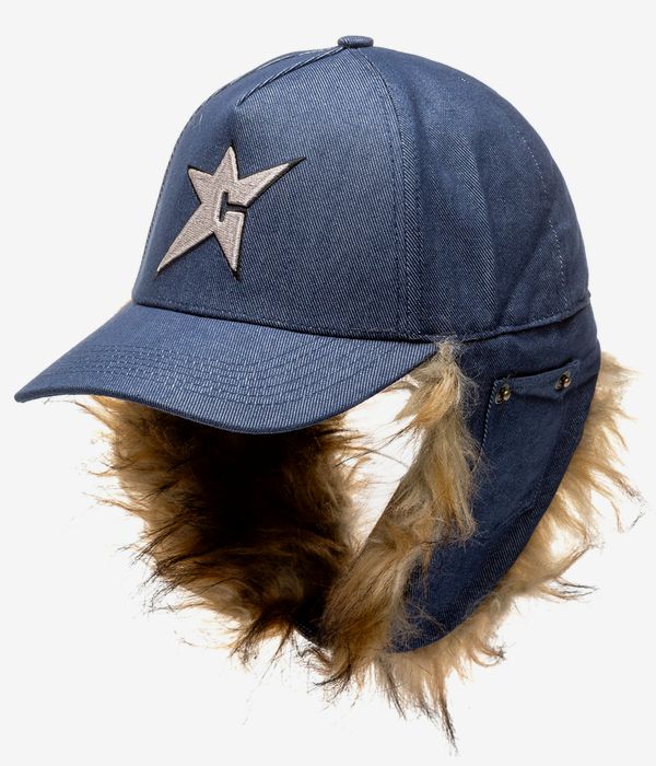 Carpet Company C-Star Fur Cap (dark denim)