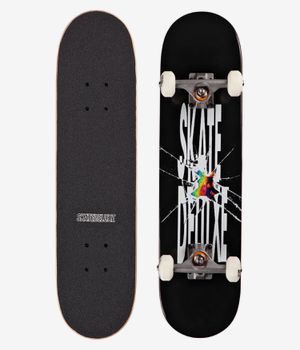 skatedeluxe Broken Mini 7" Complete-Skateboard (black)