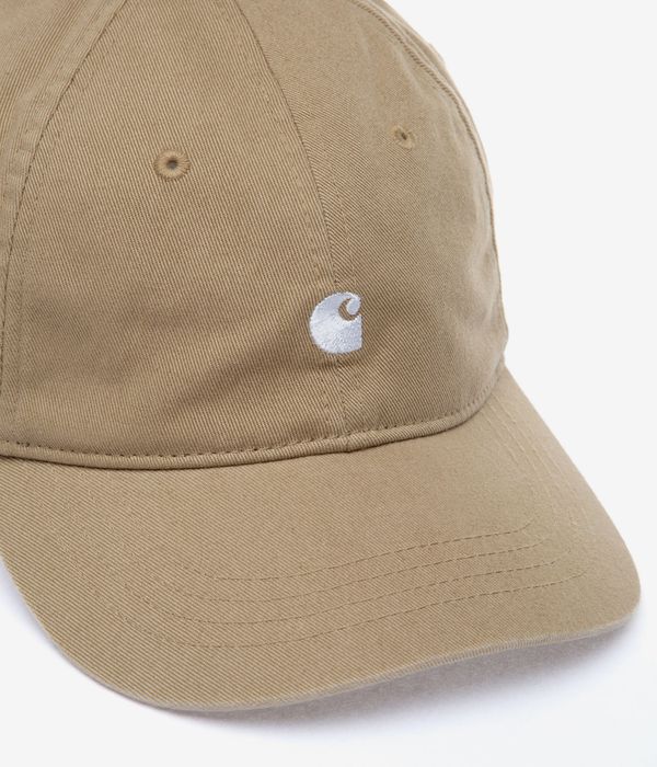 Carhartt WIP Madison 6 Panel Cap (leather white)