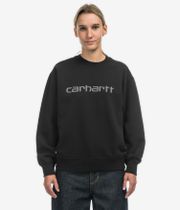 Carhartt WIP W' Rivet Script Sweater women (black silver)