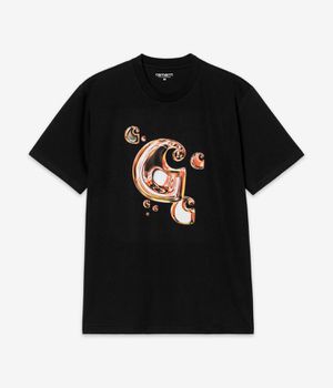 Carhartt WIP Solar Chrome C-Logo Organic T-Shirt (black)