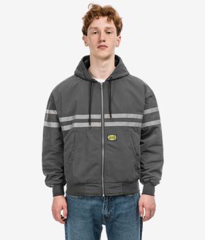 Fucking Awesome KO Striped Hoodie Veste (black)