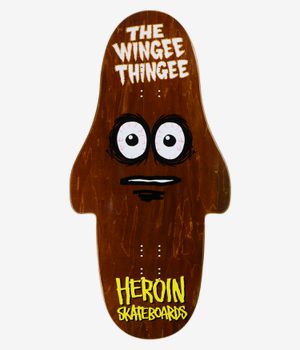 Heroin Skateboards Wingy Thingee 15.25" Skateboard Deck (multi)