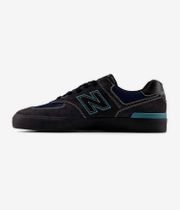 New Balance Numeric 574 Vulc Shoes (faded black faded teal)