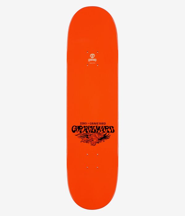 Zero x Graveyard Medusa 8.25" Skateboard Deck (orange)