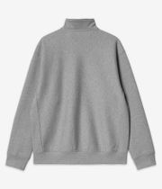 Carhartt WIP American Script Half Zip Sweatshirt (grey heather)