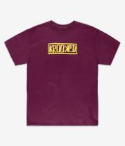 Krooked Box Camiseta (maroon)