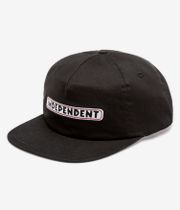 Independent Bar Logo Snapback Cap (black)