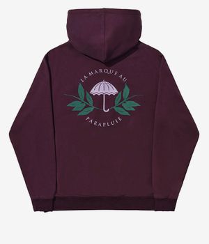 Hélas La Marque sweat à capuche (dark plum)