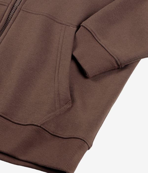 Dickies Oakport Zip-Sweatshirt avec capuchon (timber brown)