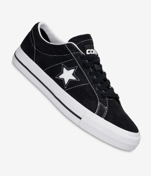 Shop Converse CONS One Star Pro Shoes (black black white) online |  skatedeluxe