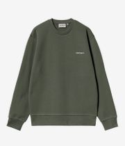 Carhartt WIP Script Embroidery Sweatshirt (opuntia white)