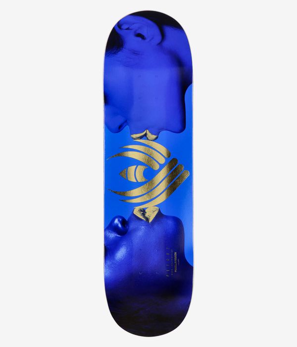 Powell-Peralta Kiss Flight Shape 244W 8.63" Planche de skateboard (blue gold)