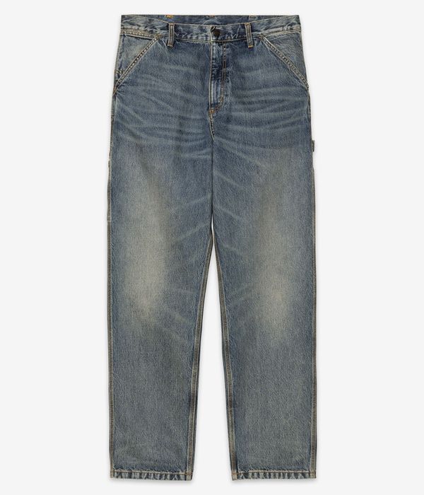 Carhartt WIP Single Knee Pant Smith Jeans (blue worn used wash)