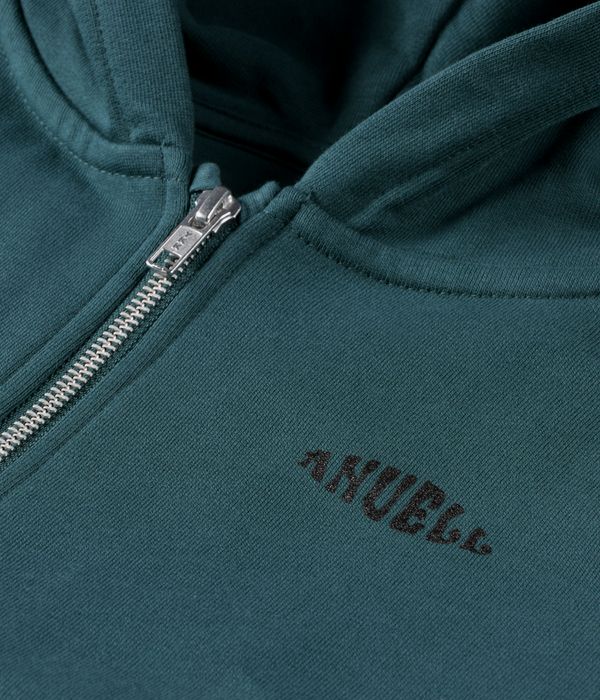 Anuell Martum Zip-Sweatshirt avec capuchon kids (green)