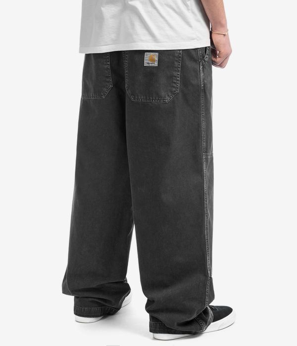 Carhartt WIP Garrison Pant Cotton Clark Pantaloni (black stone dyed)