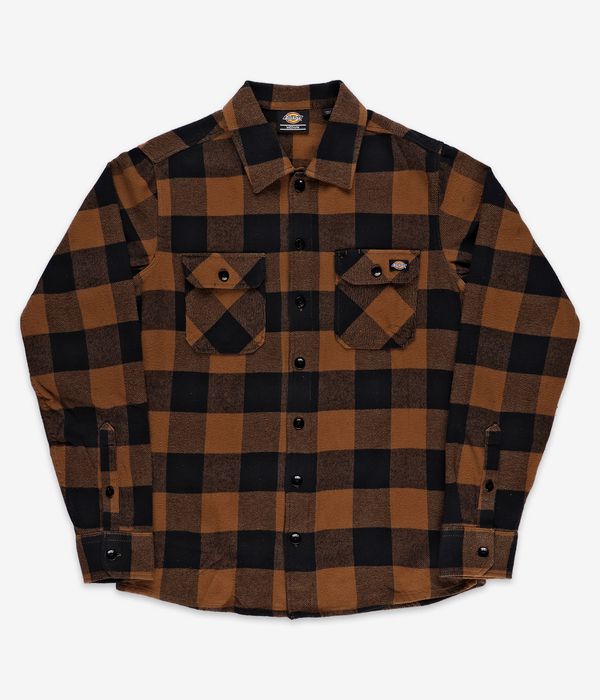 Pine henvise enkel Shop Dickies New Sacramento Shirt (brown duck) online | skatedeluxe