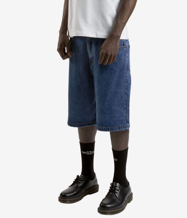 Wasted Paris Prey Casper Shorts (washed blue)
