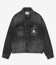 Carhartt WIP Helston Jacket (black destroy wash splatter)