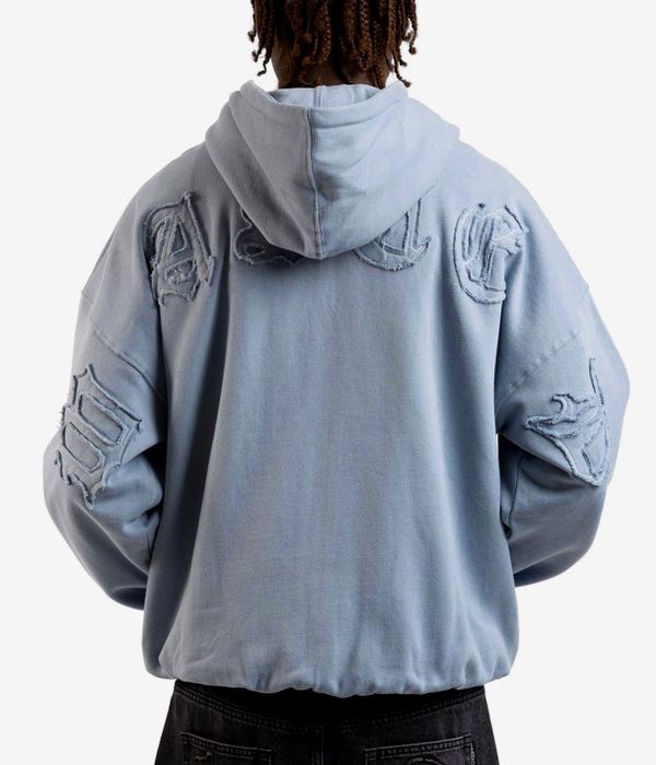 Wasted Paris Kingdom Curve Destroy Boxy Zip-Hoodie (light blue)