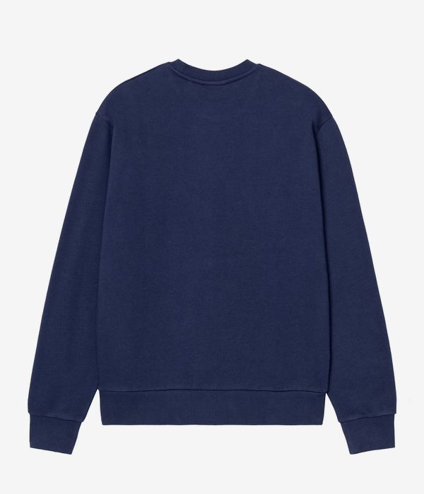 Carhartt WIP Script Embroidery Sweatshirt (jupiter white)