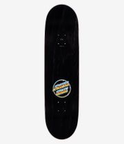 Santa Cruz Chrome Dot Flame Everslick 8.5" Skateboard Deck (black yellow)