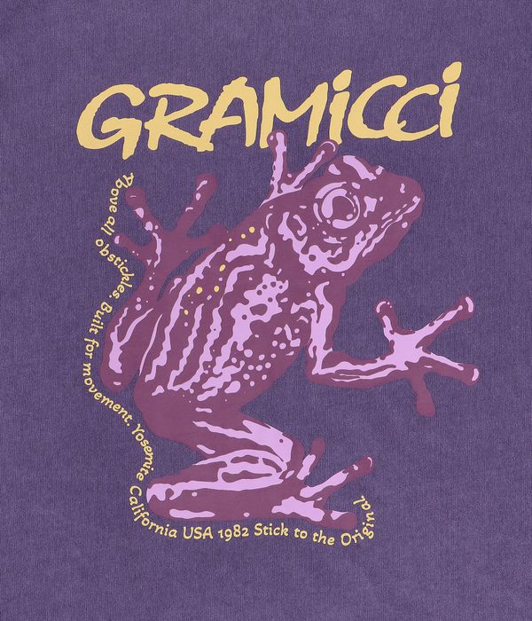 Gramicci Sticky Frog Camiseta (purpgle pigment)