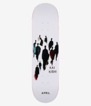 April Kishi Figures 8.25" Planche de skateboard (white)