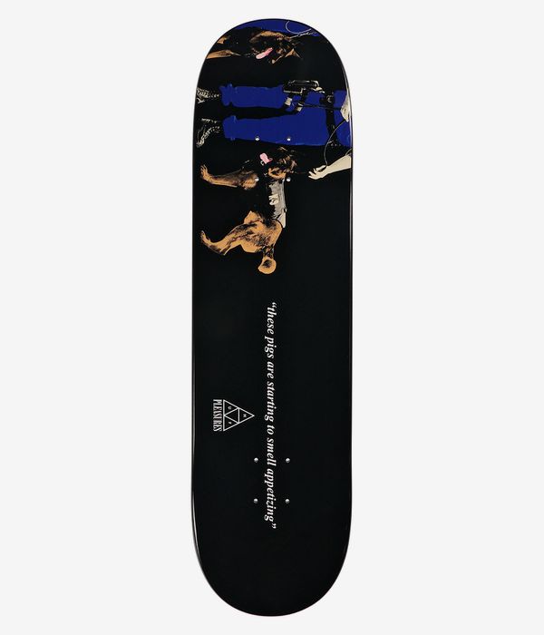 HUF x Pleasures Gang Control 8.25" Skateboard Deck (black)
