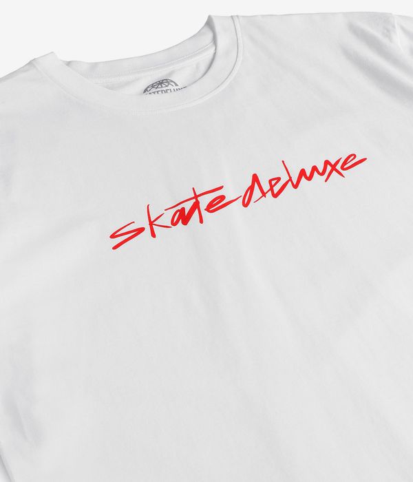 skatedeluxe Script Organic T-Shirt (white)