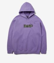HUF 89 Outline Hoodie (dust purple)