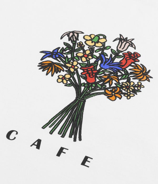 Skateboard Cafe Bouquet T-Shirt (white)