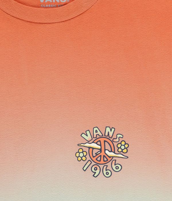 Vans Peace Of Mind Dip Dye T-Shirt (melon celadon green)