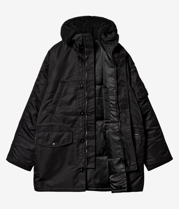 Carhartt WIP HD Olten Parka Jacket (black)