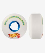 skatedeluxe AFS Hotrod Roues (white blue) 53mm 100A 4 Pack