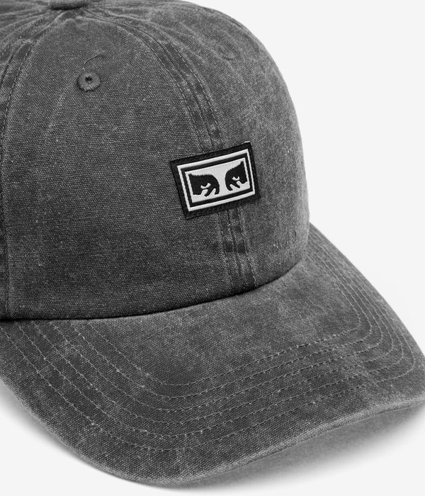 Obey Icon Eyes 6 Panel Cap pigment black