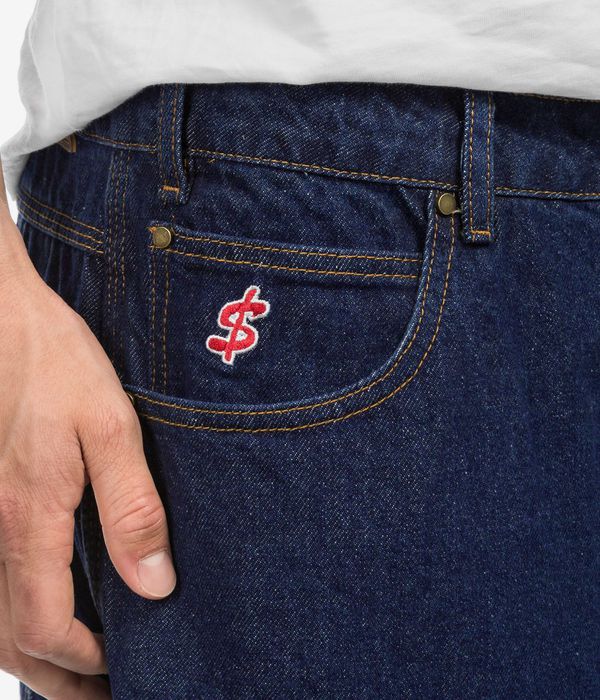 Cash Only Logo Baggy Denim Jeansy (ravv indigo)
