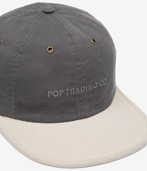 Pop Trading Company 2 Tone Flexfoam Cap (charcoal off white)