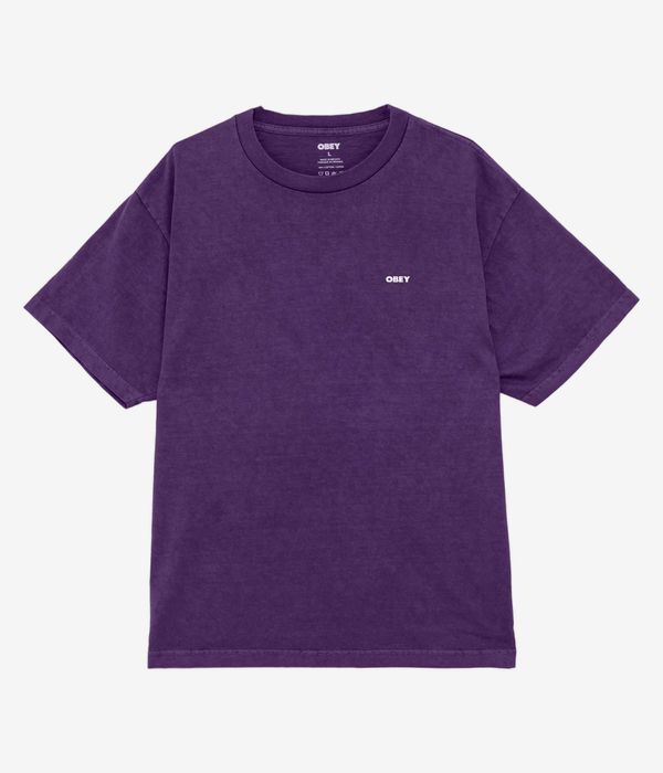 Obey Bold Icon Face T-Shirt (pigment imperial purple)